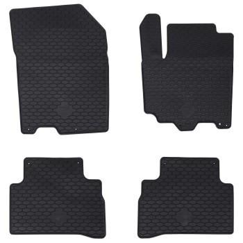 Autószőnyeg 4 pcs fekete gumi