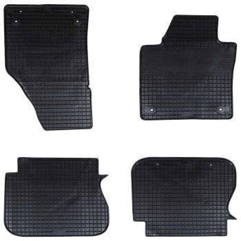 Autószőnyeg 4 pcs fekete gumi