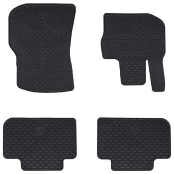 Autószőnyeg 4 pcs fekete bmw x3, x4 2018-4d afthoz megfelelő