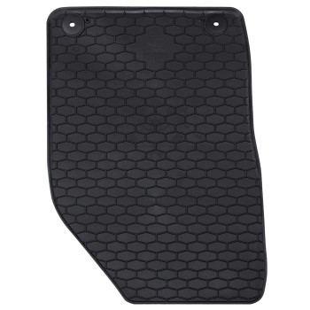 Autószőnyeg 4 pcs fekete fabia iii 2014-2022-hez megfelelő gumi