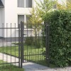 Kerítés kapu horst acél fekete zárolható
