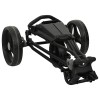 Golf kocsi fekete 95 x 60 x 130 cm vas