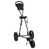 Golf kocsi fekete 95 x 60 x 130 cm vas