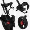 Golf kocsi fekete 66 x 65 x 112 cm vas