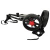 Golf kocsi fekete 66 x 65 x 112 cm vas
