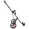 Golf kocsi fekete 66 x 65 x 112 cm vas