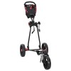 Golf kocsi fekete 110 x 60 x 132 cm vas