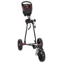 Golf kocsi fekete 110 x 60 x 132 cm vas