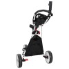Golf kocsi fekete és fehér 100 x 69 x 114 cm alumínium