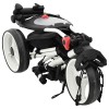 Golf kocsi fekete és fehér 100 x 69 x 114 cm alumínium