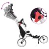 Golf kocsi fekete és fehér 100 x 69 x 114 cm alumínium