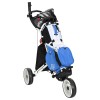 Golf kocsi fekete és fehér 100 x 69 x 114 cm alumínium