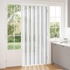 Rovar függöny chenille világosszürke és fehér 100 x 230 cm