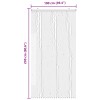 Rovar függöny chenille világosszürke és fehér 100 x 230 cm