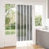 Rovar függöny chenille szürke és fekete 90 x 200 cm 100% pp