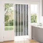 Rovar függöny chenille szürke és fekete 90 x 200 cm 100% pp