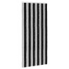Rovar függöny chenille szürke és fekete 100 x 220 cm 100% pp