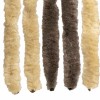 Rovar függöny chenille sötétbarna és bézs 90 x 200 cm 100% pp