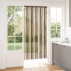 Rovar függöny chenille sötétbarna és bézs 90 x 200 cm 100% pp