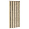 Rovar függöny chenille sötétbarna és bézs 90 x 200 cm 100% pp