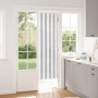 Rovar függöny chenille szürke és fehér 56 x 185 cm 100% pp