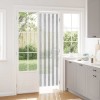 Rovar függöny chenille szürke és fehér 56 x 200 cm 100% pp