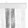 Rovar függöny chenille szürke és fehér 118 x 220 cm 100% pp