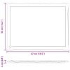 Ülőpárnák 4 pcs krémszínű 47 x 36 x 2 cm poliészter