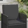 Ülés és háttámla párnák 2 pcs antracitszürke 47 x 45 x 2 cm