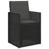 Ülés és háttámla párnák 2 pcs antracitszürke 47 x 45 x 2 cm