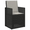 Ülés és háttámla párnák 2 pcs világosszürke 47 x 45 x 2 cm