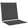 Ülés és háttámla párnák 4 pcs antracitszürke 47 x 45 x 2 cm