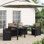 Ülés és háttámla párnák 4 pcs tópszínű 47 x 45 x 2 cm