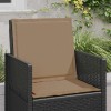 Ülés és háttámla párnák 4 pcs tópszínű 47 x 45 x 2 cm