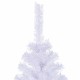 Mű karácsonyfa 300 led-del állvánnyal fehér 240 cm pvc és acél