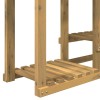 Növényállvány fehér 90 x 25 x 73 cm tömör akácfa