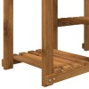 Növényállvány természetes 85 x 30 x 114,5 cm tömör akácfa
