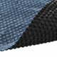 Medencefedél extra nehéz fekete és kék 356 cm pe