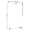 Roletta sokszínű 100 x 250 cm szövet és alumínium