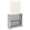 Biliárd dákó állvány szerelt fa 60 x 20 x 57 cm betonszürke