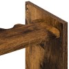 Biliárd dákó állvány szerelt fa 60 x 20 x 57 cm füstös tölgy