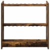 Biliárd dákó állvány szerelt fa 60 x 20 x 57 cm füstös tölgy