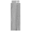 Biliárd dákó állvány szerelt fa 60 x 20 x 57 cm szürke sonoma