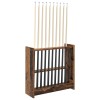 Biliárd dákó állvány szerelt fa 60 x 20 x 57 cm antik fa