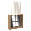 Biliárd dákó állvány szerelt fa 60 x 20 x 57 cm kézműves tölgy