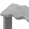 Biliárd dákó állvány szerelt fa 60 x 35 x 60 cm betonszürke