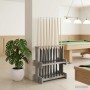 Biliárd dákó állvány szerelt fa 60 x 35 x 60 cm betonszürke