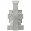Biliárd dákó állvány szerelt fa 60 x 35 x 60 cm betonszürke
