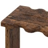 Biliárd dákó állvány szerelt fa 60 x 35 x 60 cm antik fa