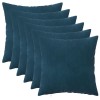 Párna huzat 6 pcs heerlen kék 30 x 30 cm bársony
